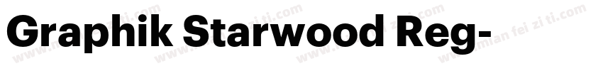 Graphik Starwood Reg字体转换